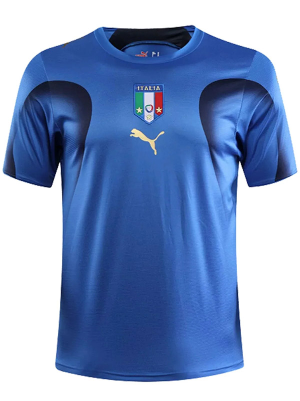 Italy maillot rétro domicile uniforme de football vintage premier maillot de football sportswear homme 2006